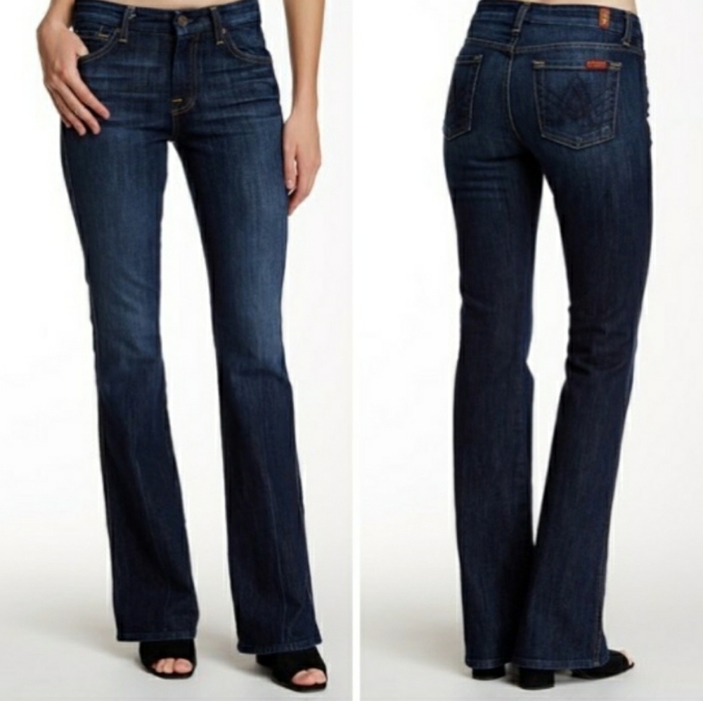 7 For All Mankind "A Pocket" Flare Jeans Size 29